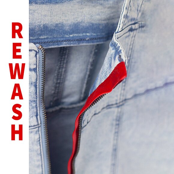 REWASH | CUSTOMIZABLE DENIM DRESS W/ NAME - Picture 6 of 14